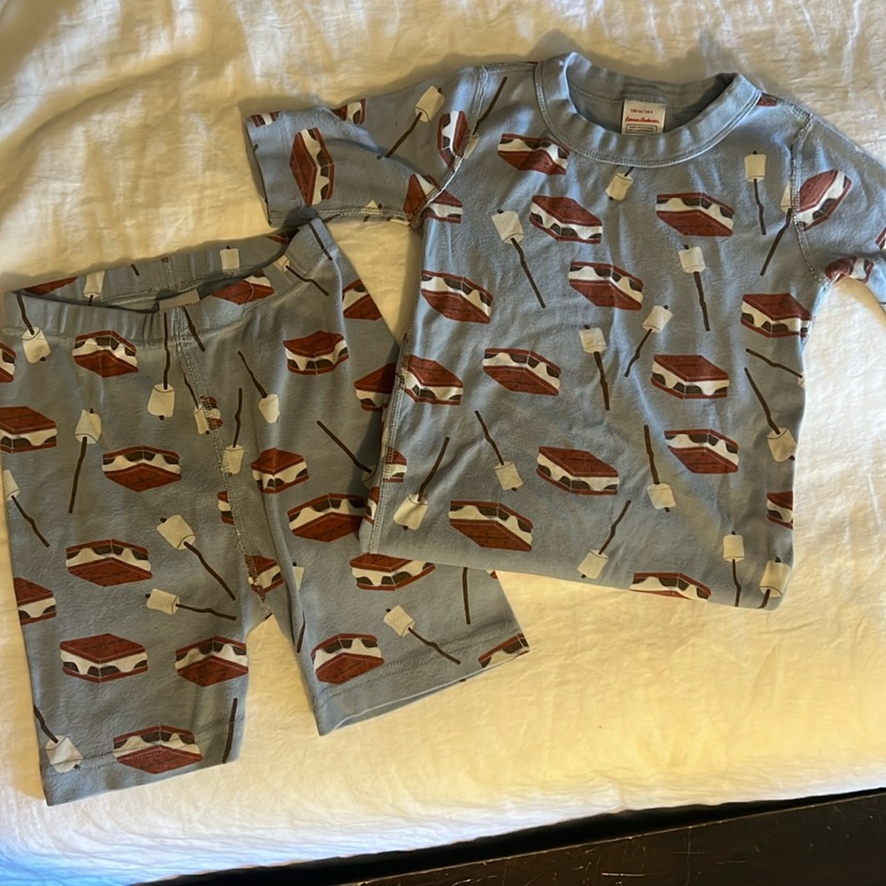 Hanna Anderson size 8 short sleep set